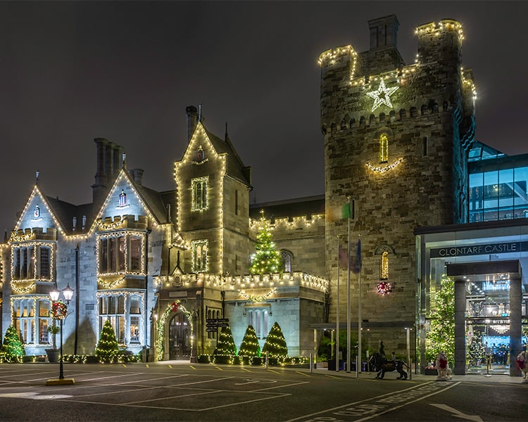 Dublin At Christmas Ireland Stock Photo - Download Image Now